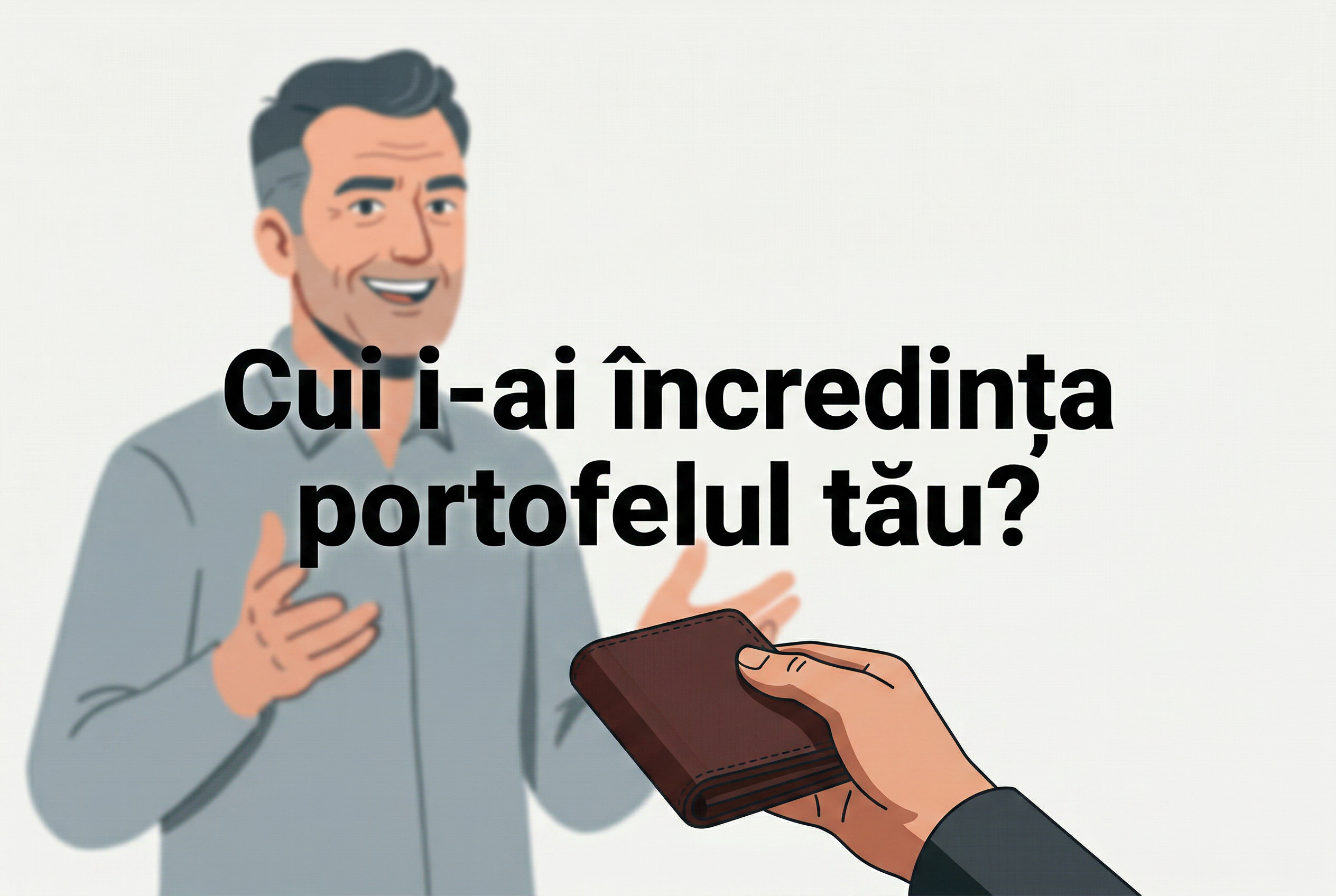 Cui i-ai incredinta portofelul tau?
